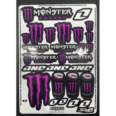 Adesivi Monster Energy - Adesivi per moto - Adesivi per quad - Motocross - Per moto, auto, caschi, laptop e altri articoli (1/4)