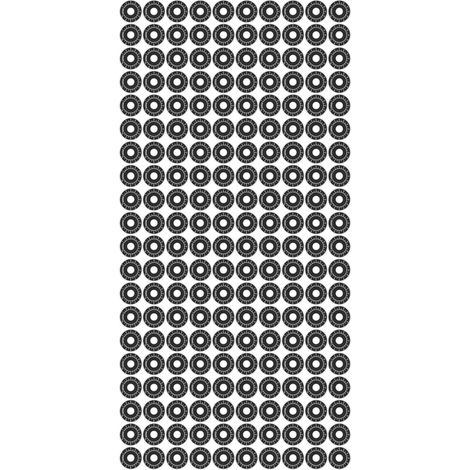 200 Pièces Cadran en Alliage d'Aluminium Rond Plaques d'Échelle 0-100 BEMKDP pour Potentiomètre (1/5)
