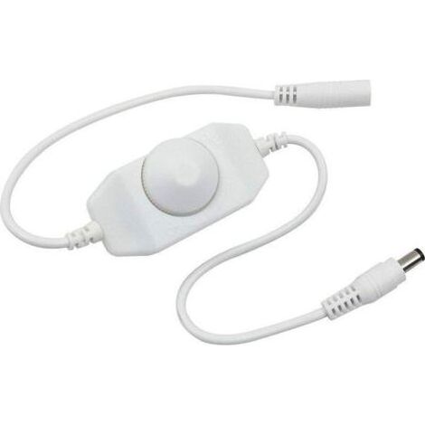 Interrupteur De Réglage De La Luminosité Des Led En Ligne Contrôleur De Gradation Barre De Lumière Led Monochrome Gradateur Led 12v-24v Variateur De Lumière (1/4)