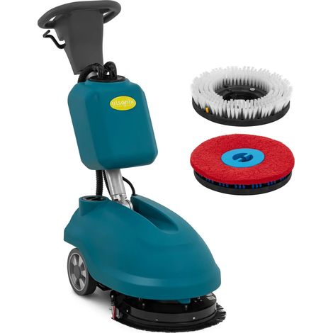 Fregadora de suelos profesional inalámbrica 35 cm 1.500 m²/h guía manual acero 140008248 (1/5)