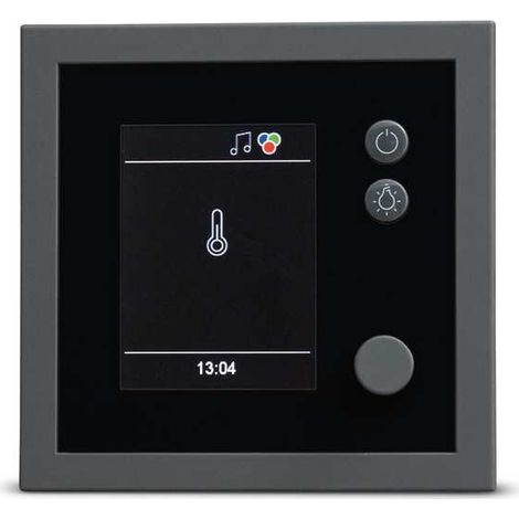 Eos EMOTEC D Saunasteuergerät Saunasteuerung für finnische Sauna Schwarz