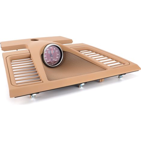 Tableau de bord Horloge Panneau Supérieur Garniture Beige 970 552 151 01 Compatible Porsche Panamera 2010-2016 Chronomètre Rouge (1/5)