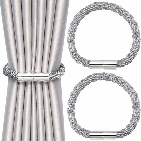 DEESSE SHOP - Lot de 2 attaches magnétiques pour rideaux – pour la maison, le café, le bureau. (1/5)