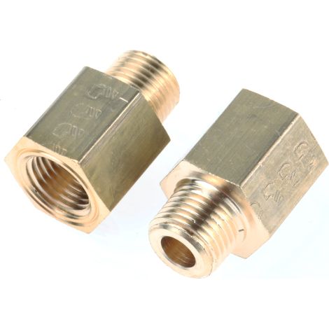 Adaptateur droit fileté hydraulique Legris LF3000 vers NPT 1/8 Femelle R 1/8 Mâle ( Prix pour Boîte de 10 )