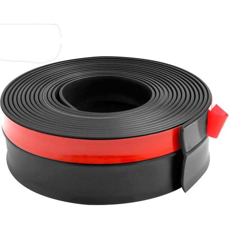 Guarnizione universale per porta da garage, guarnizione per soglia da garage, guarnizione con chiodi (3 metri, gommapiuma) (1/5)