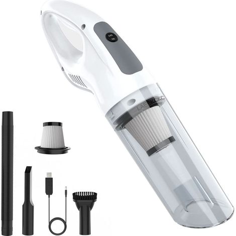 Aspirateur portatif sans fil à batterie, aspirateur de voiture portable de 12 000 Pa (1/5)