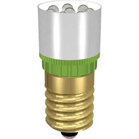 Signal-Construct MCRE148378 Lampadina LED Verde Ultra E14 1,3W