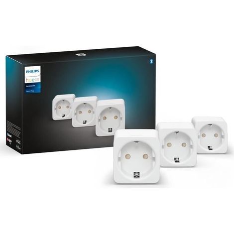 Lot de 3 prises connectées - PHILIPS HUE - Blanc (1/5)