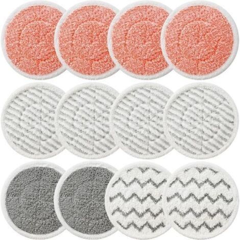 XKITP7000 – Lot de 12 tampons de Rechange pour Balai Vapeur Shark S7001 S8201 S8001 S7201 S7000 S7000AMZ S7001TGT Series – Tampons de Balai à récurer à Vapeur et à récurer Tout-en-Un, modèle de pièce (1/5)