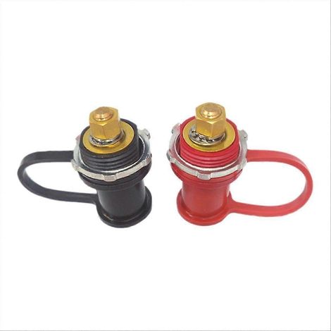 Chargeur de batterie 250 A 12 V avec bornes de batterie déportées et capuchon M10 pour voiture, camion, bateau et quad (1/5)