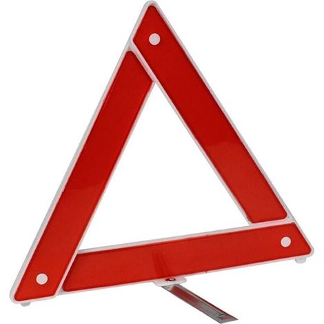 Panneau de signalisation d'urgence pour véhicule Dynamovolition, triangle de sécurité routière pliable et réfléchissant – Rouge