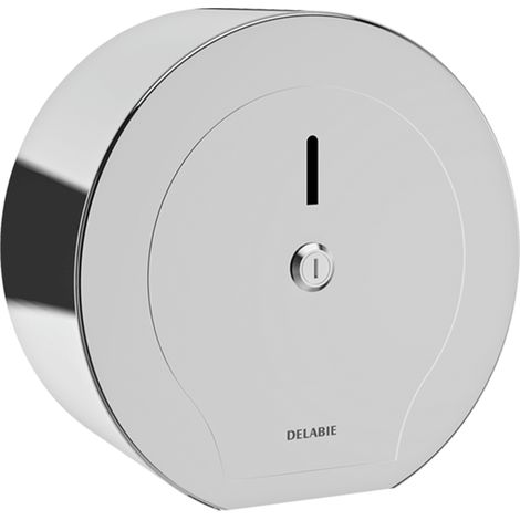 Delabie WC-Papierhalter f. Papierrolle 200 m Edst. 1.4301 hgl.pol. (1/2)