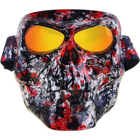Lunettes De Moto - Verres Teintés Polarises - Coussinets En Mousse Souple - Ventilation Double - Compatible Casque - 163 G - Par Paire (1/5)