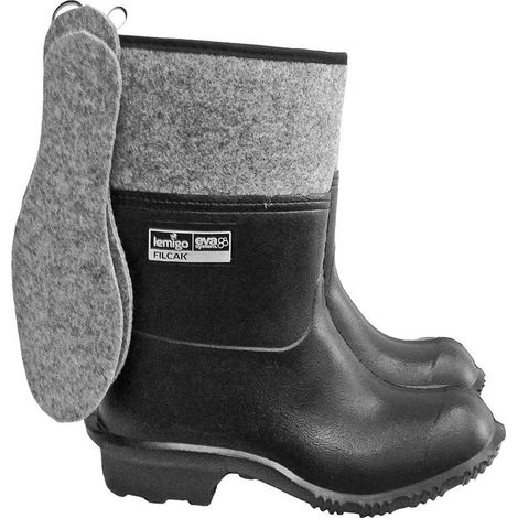 LEMIGO BLFILCAKB44 - Zapatillas de Trabajo (Talla 44), Color Negro y Blanco