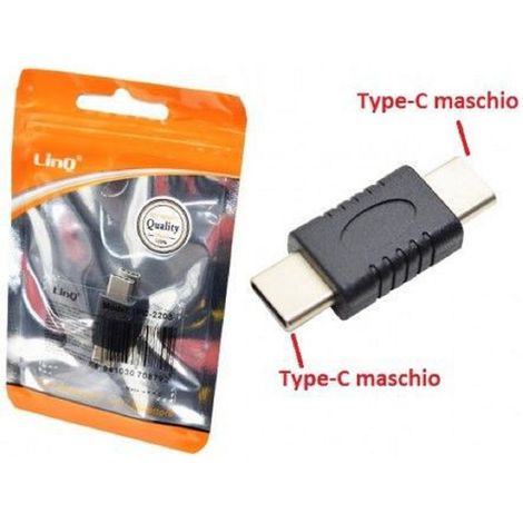 Trade Shop - TYP-C TYP-C STECKER AUF TYP-C STECKER ADAPTER TPC-2203 -