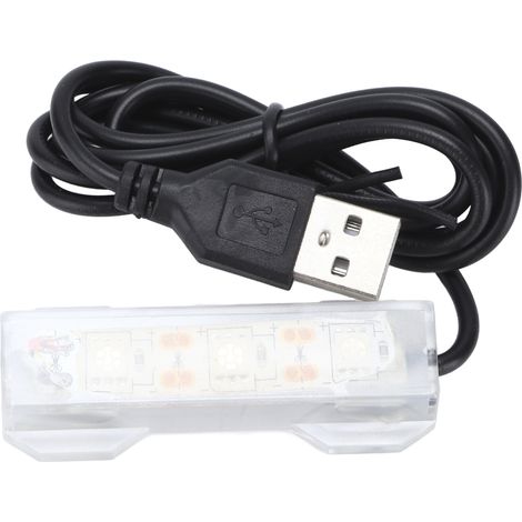 LED-Aquarienlampe, USB-wiederaufladbar, Kunststoff, für Wasserpflanzen und Landschaftsgestaltung (grün). (1/5)