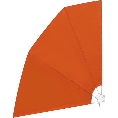 Toldo lateral retráctil/protección visual para patio jardín terraza balcón 210 x 210 cm naranja 020007063 (1/5)
