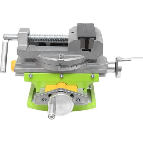 Präzisionsspannvorrichtung, Aluminiumlegierung, X-Achsen-Hub 80 mm, Y-Achsen-Hub 67 mm, maximale Spannweite 77 mm, Drehwinkel 90° (1/5)