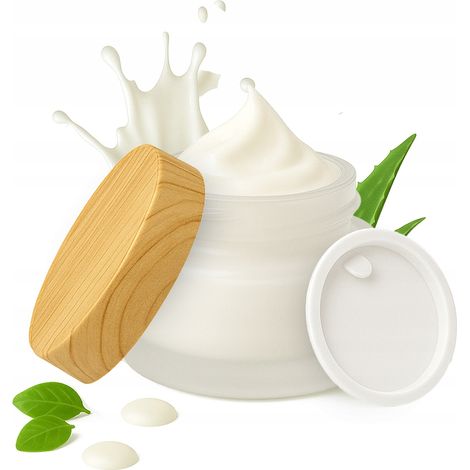 Barattolo di vetro satinato opaco 15 g per crema balsamo cosmetici unguento gel (1/5)