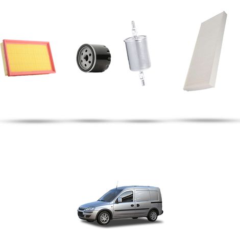 Kit tagliando 4 filtri compatibile con Opel Combo B 1.6 64kw Dal 2001 (1/5)