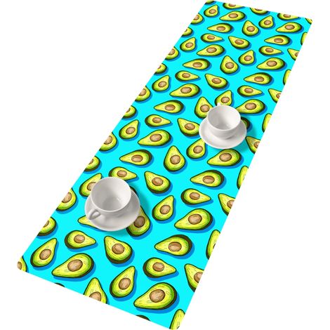 Tovaglia da tavola color avocado, 95x33 cm (1/5)