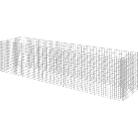 Lit en gabion, en acier galvanisé, 450 x 90 x 100 cm (1/5)