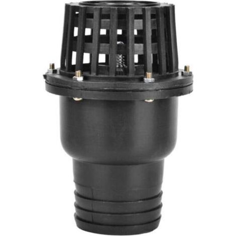 Clapet anti-retour plat basse pression pour pompe à eau, en PVC noir, pour machines hydrauliques (3") (1/4)