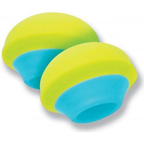 Bouchons de rechange pour arceau anti-bruit uvex X-CAP SNR 24 dB (boîte de 5 paires) Bleu / Jaune Unique