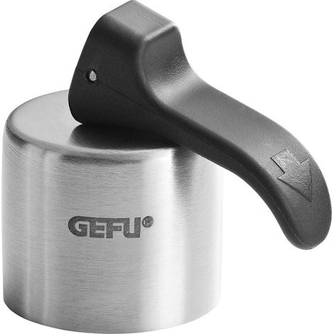 Tappo per bottiglie D 3.8 cm H 8.2 cm 0.044kg Acciaio Inox Nero Gefu