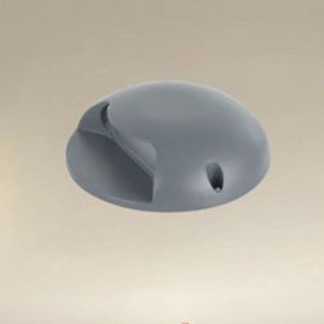 TRADE SHOP - Mini Faretto Segnapasso A Led 4 Watt Rotondo Grigio 440lm Luce Fredda 6500k 33610 - (1/3)