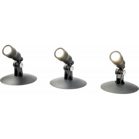 Luz exterior y submarino LED Aqua Spot Set3x1w (par 2)
