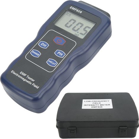 Analyseur de champ électromagnétique basse fréquence Détecteur EMF avec écran LCD Contrôleur de radiation (1/5)