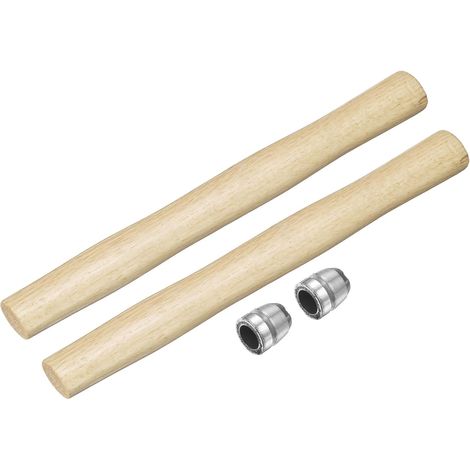 En Bois 14.8" Manches De Remplacement En Bois Pour Maillet Avec Coins Ronds Pour Tête Ronde Octogonale De 3Lb Charpente Menuiserie Construction Bricolage Outils De Hache Maillet (1/5)