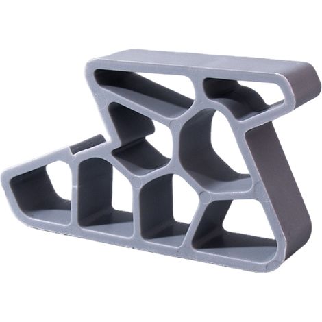 Topes de puerta resistentes, cuñas antideslizantes para ventanas de balcón, aptas para ventanas correderas (gris, 1 unidad). (1/5)