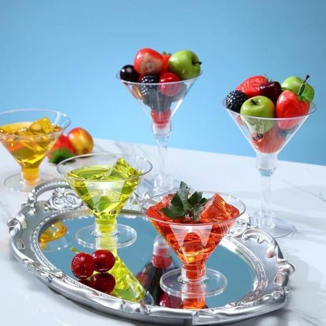 Verre À Martini - Ps Alimentaire - 141 7 G - Pour Cocktails Et Vin - Lot De 40 Pièces (1/5)