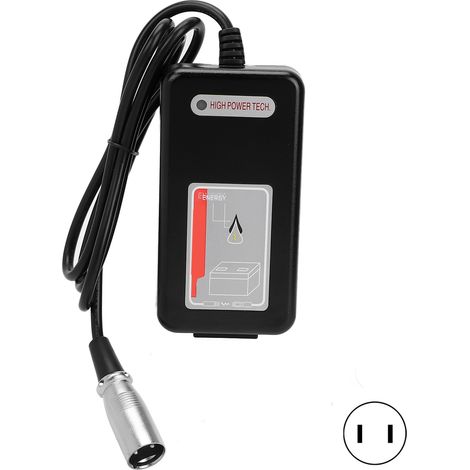 Chargeur de batterie 24V 2A pour fauteuil roulant électrique et scooter de mobilité, accessoire de remplacement, prise US 110-240V (1/5)