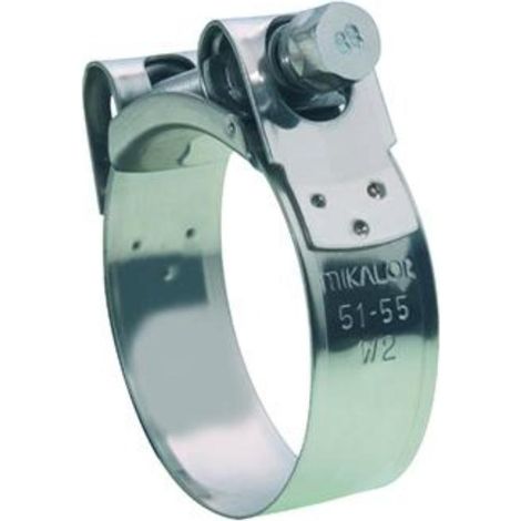 Abrazadera 51-55Mm Supra Inox W2 Mikalor 25 Piezas (1/4)