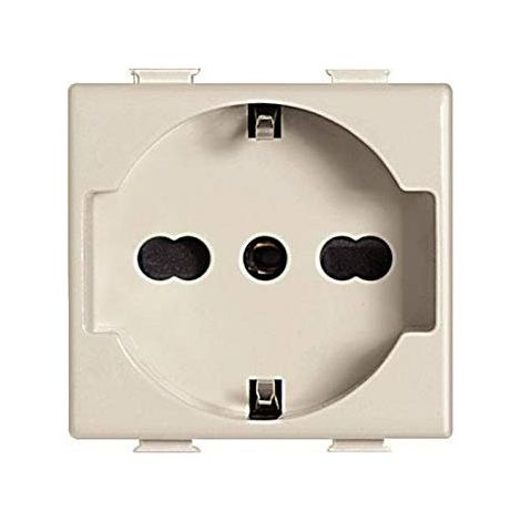 Hochwertige Bticino Magic 2P+E 10/16A 250V-Steckdose für Ihre Sicherheit und Ihren Komfort.
