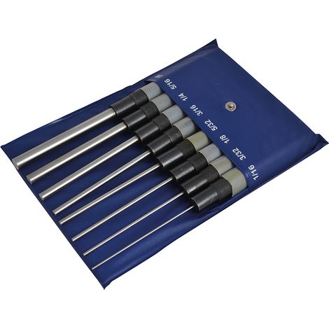 Faithfull APL0325 Long Series Pin Punch Set, 8 Piece FAIPPSET8RHL