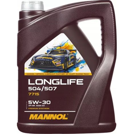 Olio motore Mannol Longlife VW 7715 5W30 5L