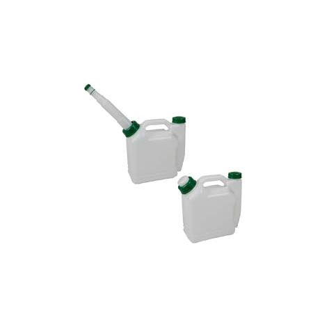 TANICA DOPPIA PER BENZINA/OLIO LT.1 + 0,05  lt.1 + lt.0,05    EXCEL