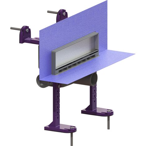 KESSEL-Desagüe de pared Scada - con cubierta Invisible, manguito de estanqueidad fijado, 48000.01M