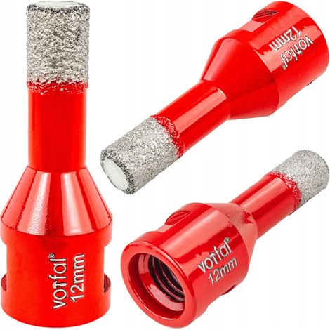 Broca de diamante de 12 mm M14 para gr猫s cer谩mico (1/5)
