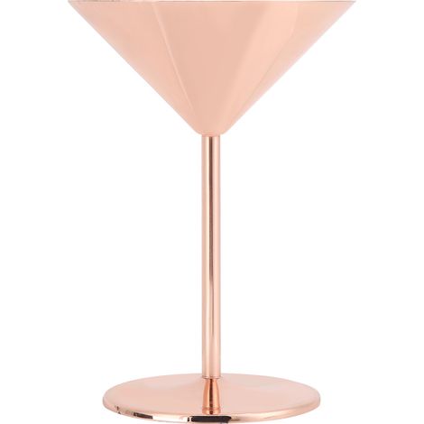 Accessoire de bar : gobelet en acier inoxydable 304, verre à champagne, verre à vin rouge, verre à cocktail, coupe or rose (1/5)