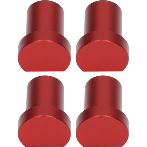 Set mit 4 multifunktionalen Werkbankanschlägen, 20-mm-Dübelbremsen, roten Spannblöcken für die Holzbearbeitung (1/5)