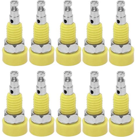 Lot de 10 mini-borniers adaptateurs de prise banane 2 mm pour instruments électroniques
