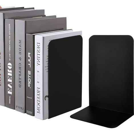 Serre Livres En Acrylique Transparent Avec Tapis Silicone Antidérapants Idéal Pour Organisation De Bibliothèque Ou Bureau Scolaire (1/4)