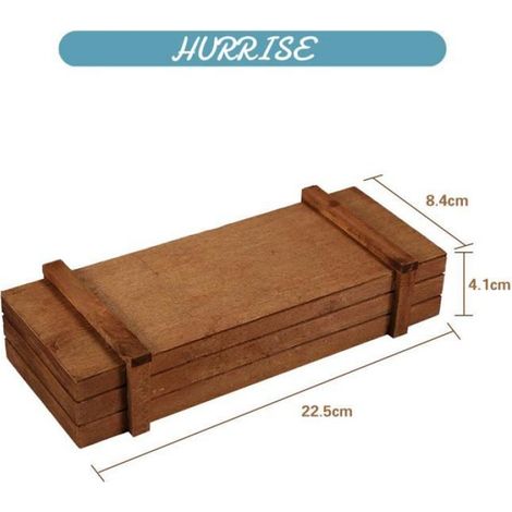 Boîte de jardinière succulente de fleurs en bois, boîte de rangement de jardin de maison, affichage décoratif rustique pour jardin, (1/4)