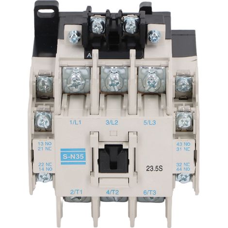 Elektromagnetischer Schütz, Wechselstromschütze, PC-Gehäuse, Kupfer, Silber, 4Ö 4NC, 3-polig, 60A, zum Ein- und Ausschalten von Strom in Fabriken und Gebäuden.