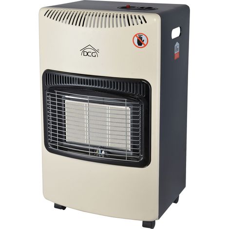 Stufa a Gas Naturale DCG Eltronic GH02 Crema � Installazione Libera e Design Autoportante